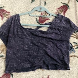 Urban Outfitters:“acid wash”, bar back shirt